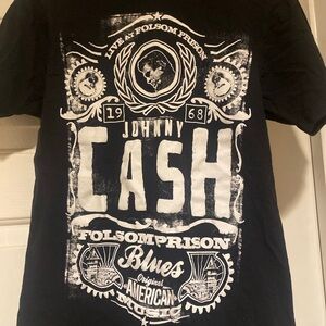 Johnny Cash Folsom Prison Black Size Small T-Shirt